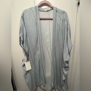 Aritzia oversized cardigan/wrap. Light blue. Azure Society. Size XS